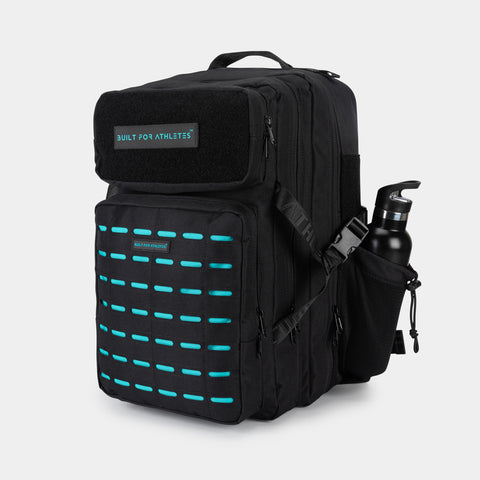 Großer schwarzer & aquatischer Gymnastikrucksack