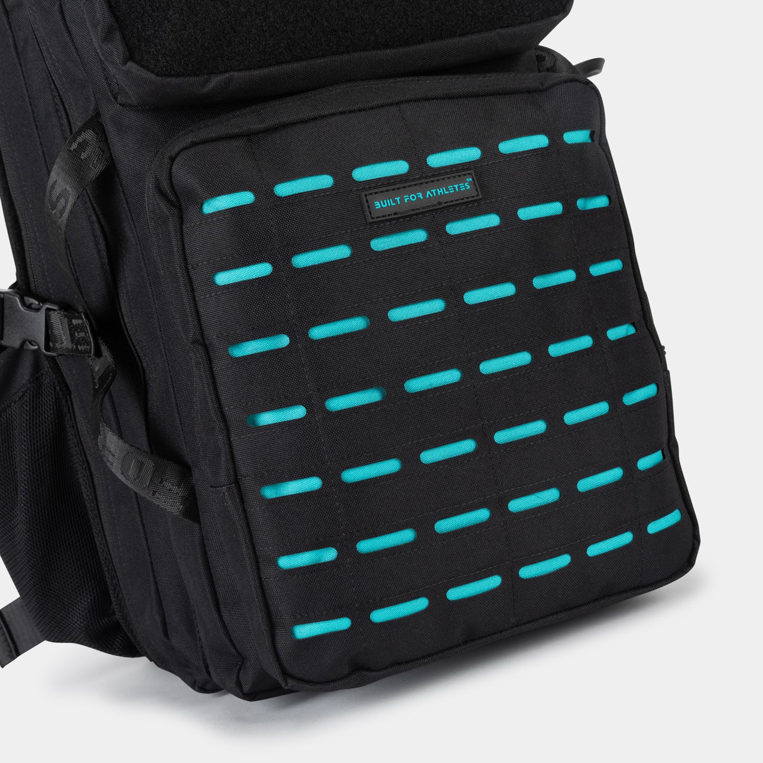 Large Black & Aqua 45L Gym Backpack
