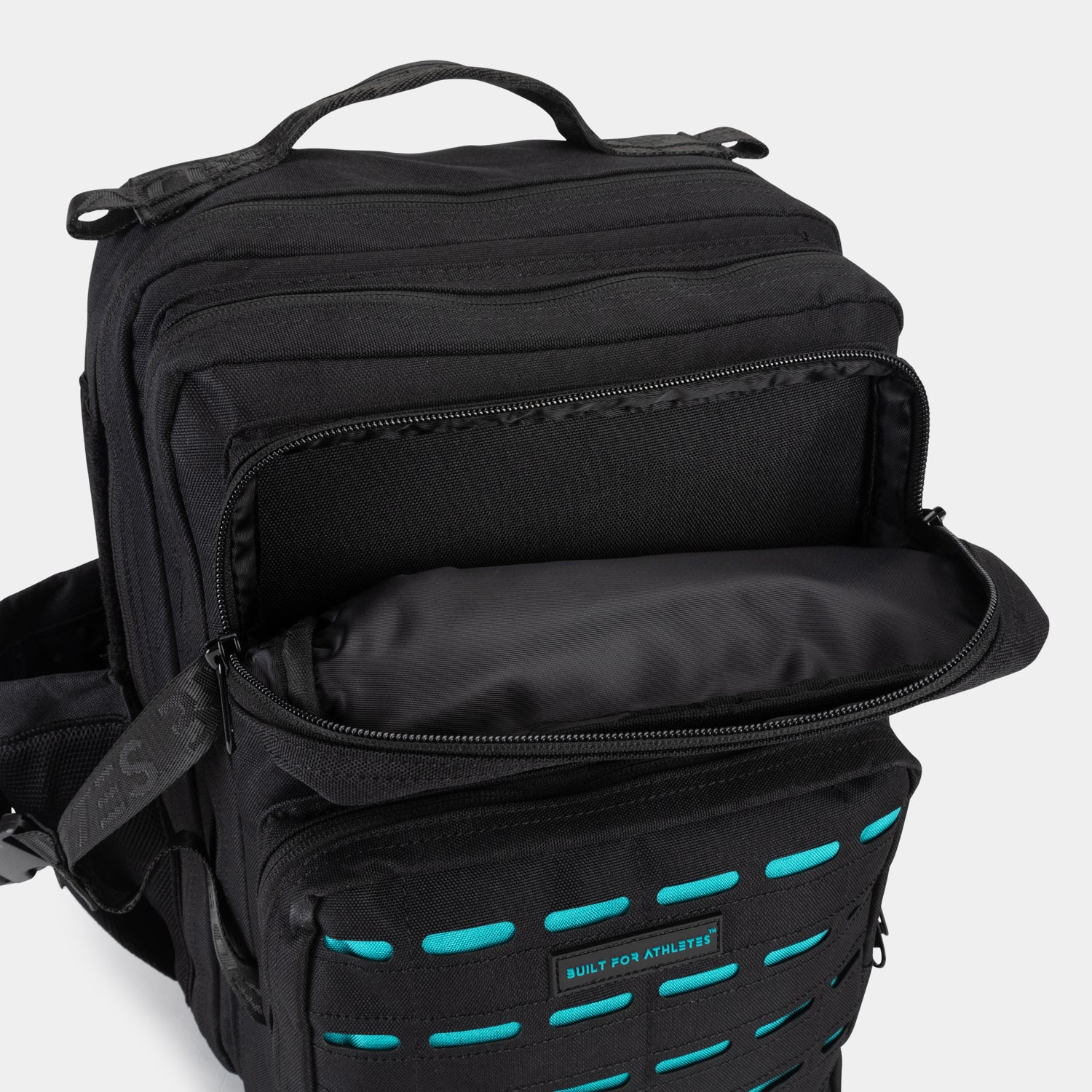 Medium Black & Aqua Gym Rucksack