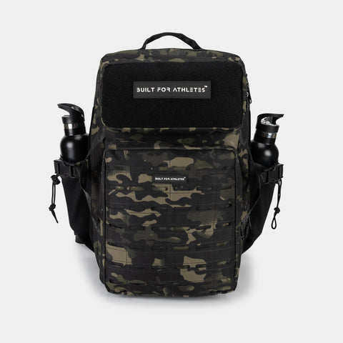 Black Camo Gym Backpack 45L