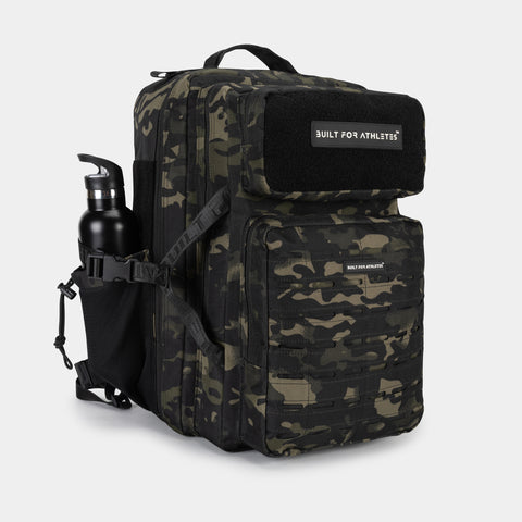 Black Camo Gym Backpack 45L