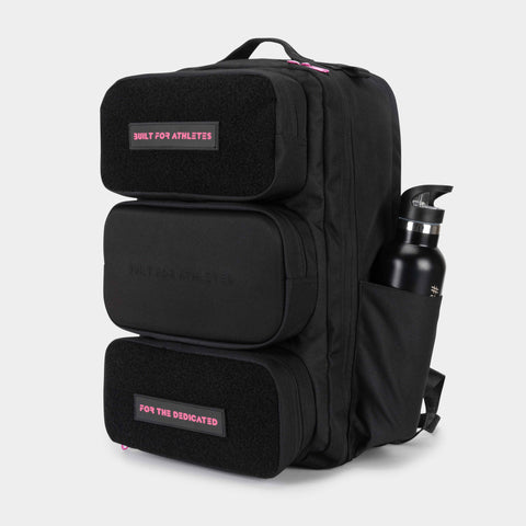 Black & Pink Hybrid Backpack 35L