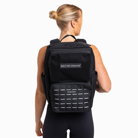 Sac à dos d'entraînement noir et blanc