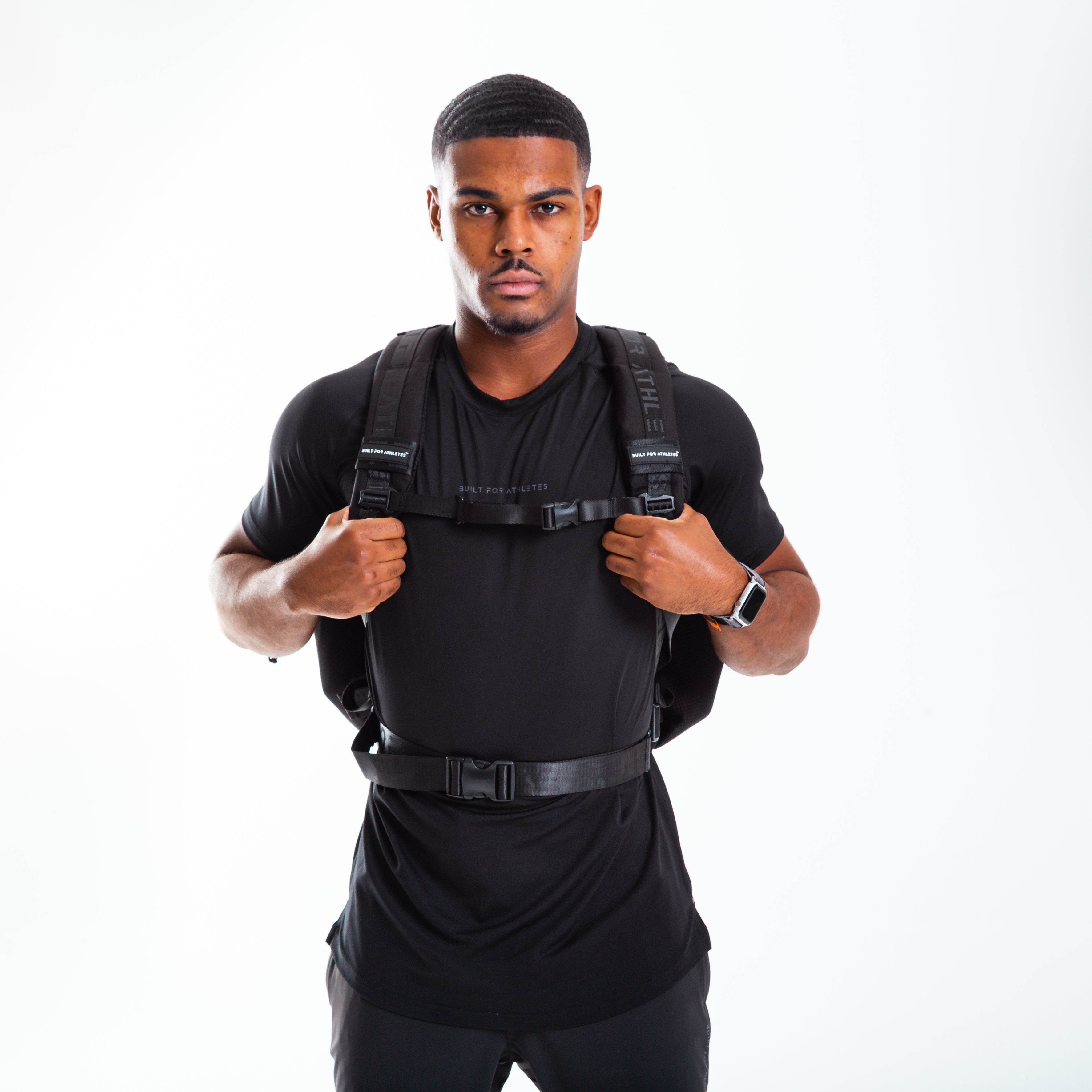 Black Pro Series 45L Gym Backpack