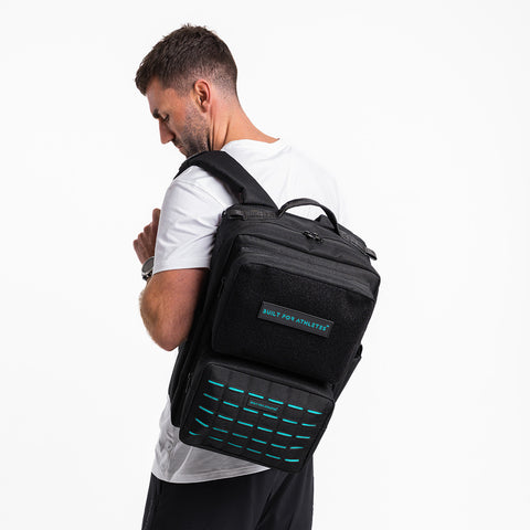 Black & Aqua Training Backpack