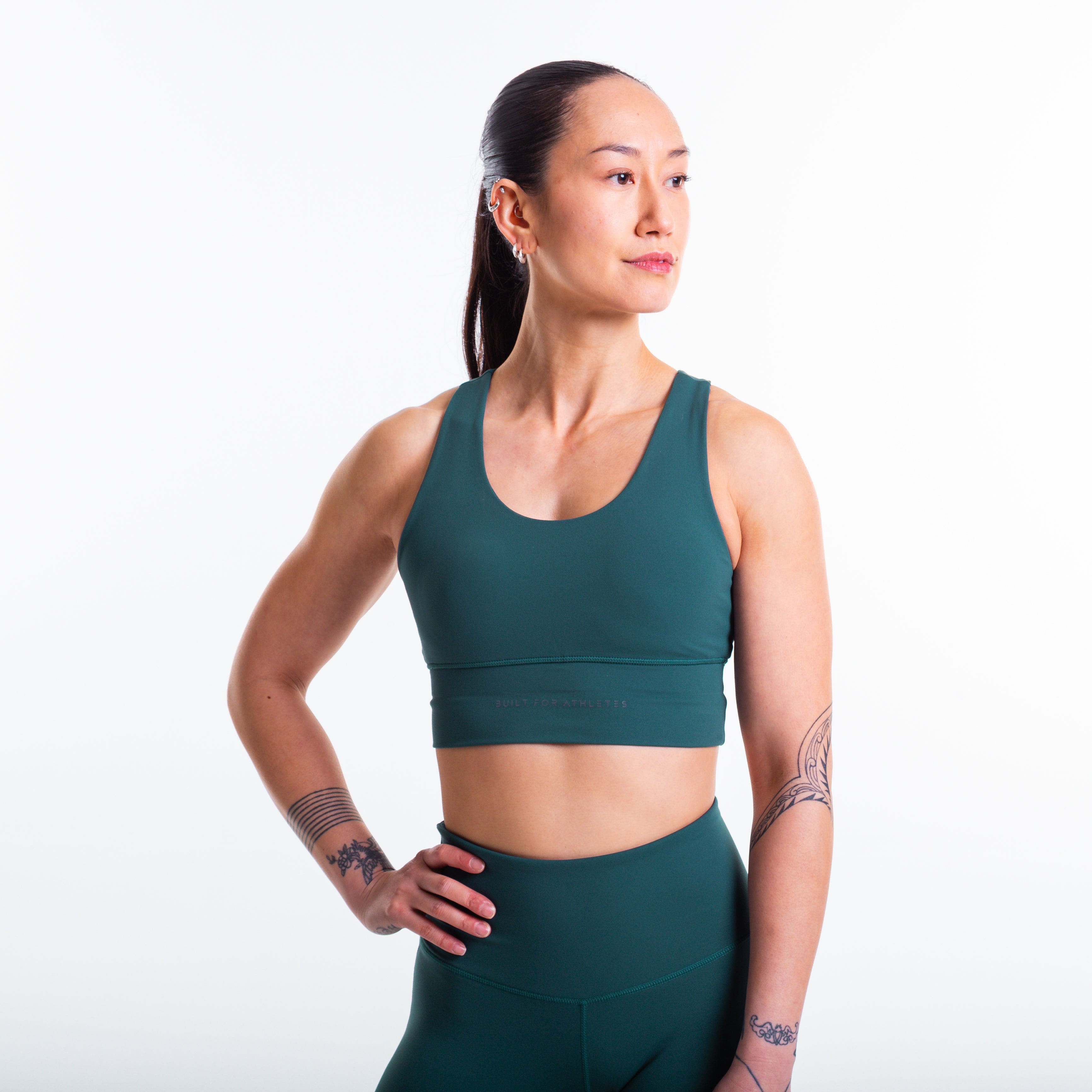 Women's Forest Green Sports Bra