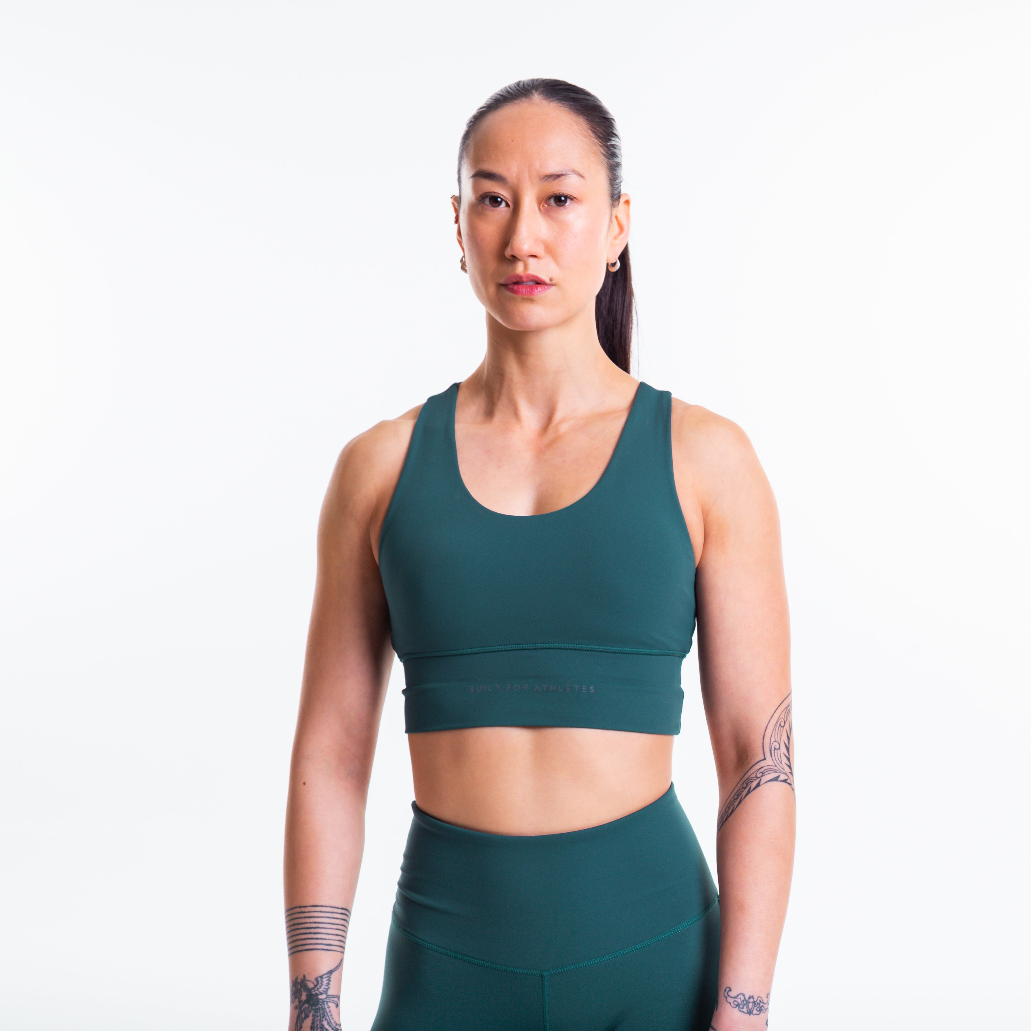 Women's Forest Green Sports Bra