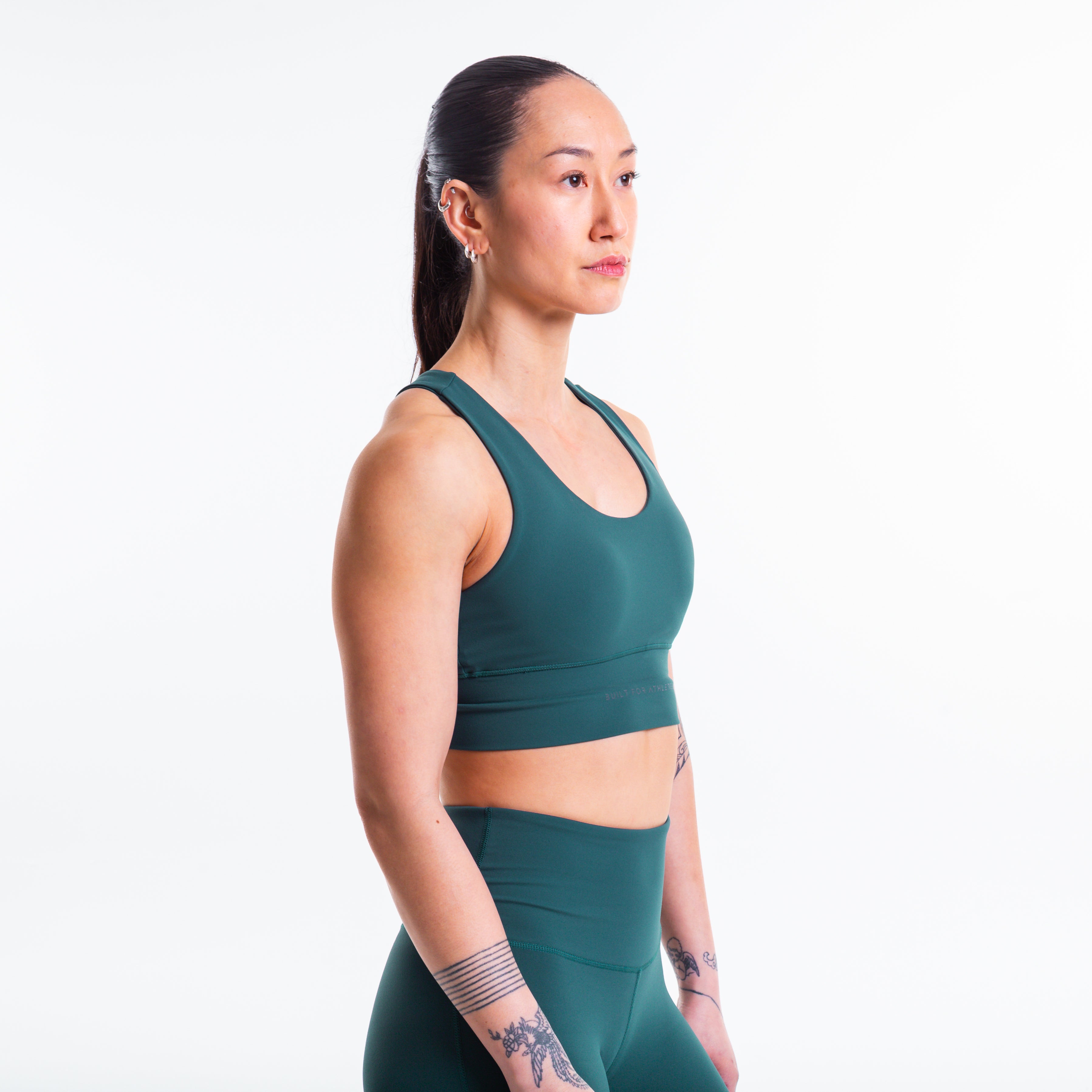 Women's Forest Green Sports Bra