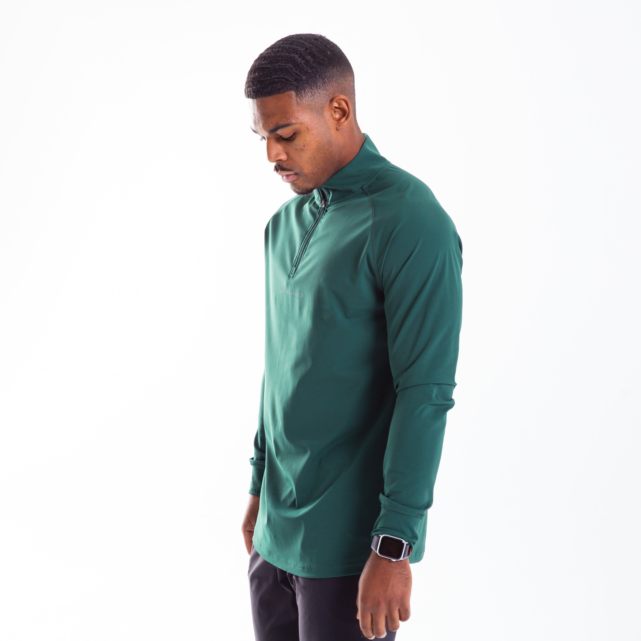 Men's Forest Green 1/4 Zip Pullover