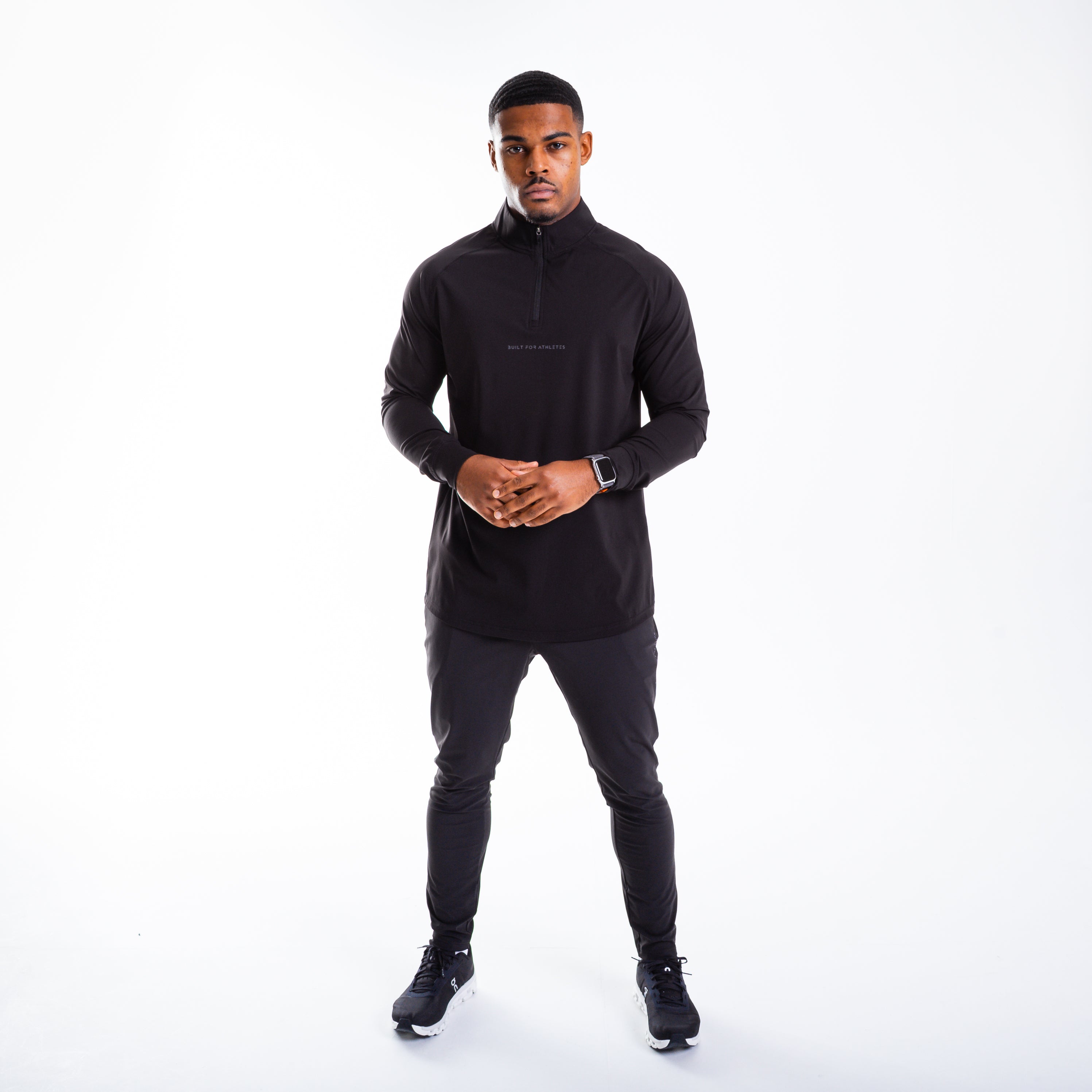 Men's Black 1/4 Zip Pullover