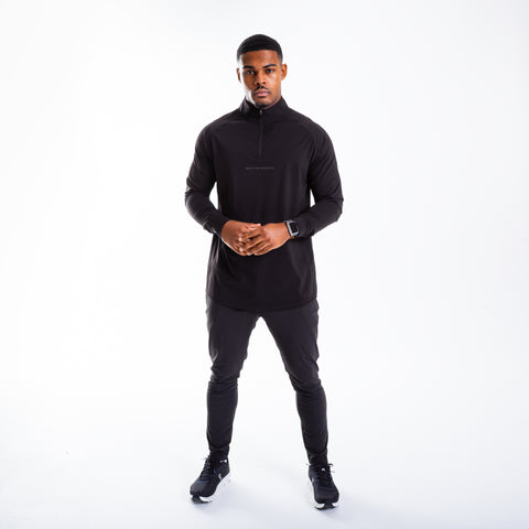 Men's Black 1/4 Zip Pullover