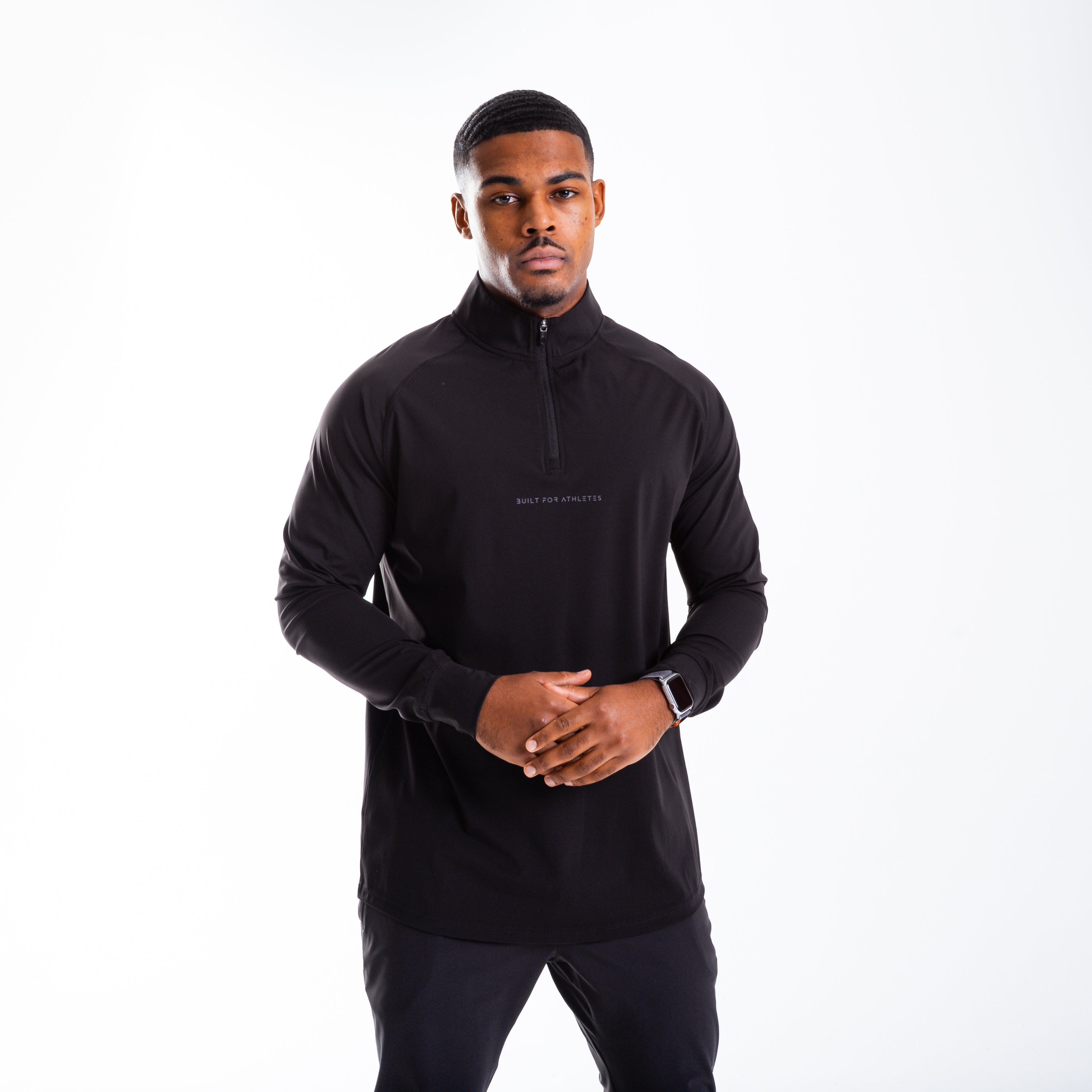 Men's Black 1/4 Zip Pullover