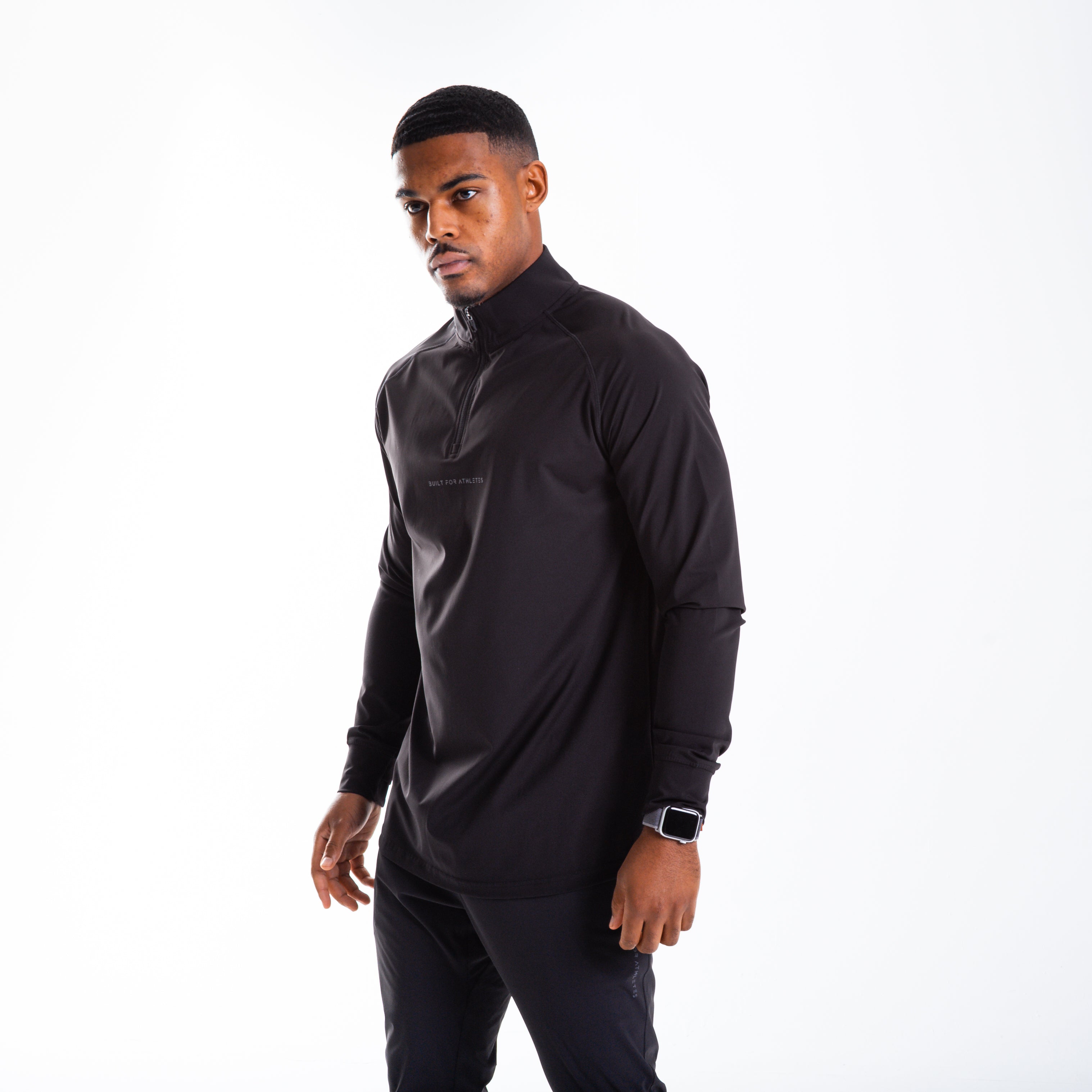 Men's Black 1/4 Zip Pullover