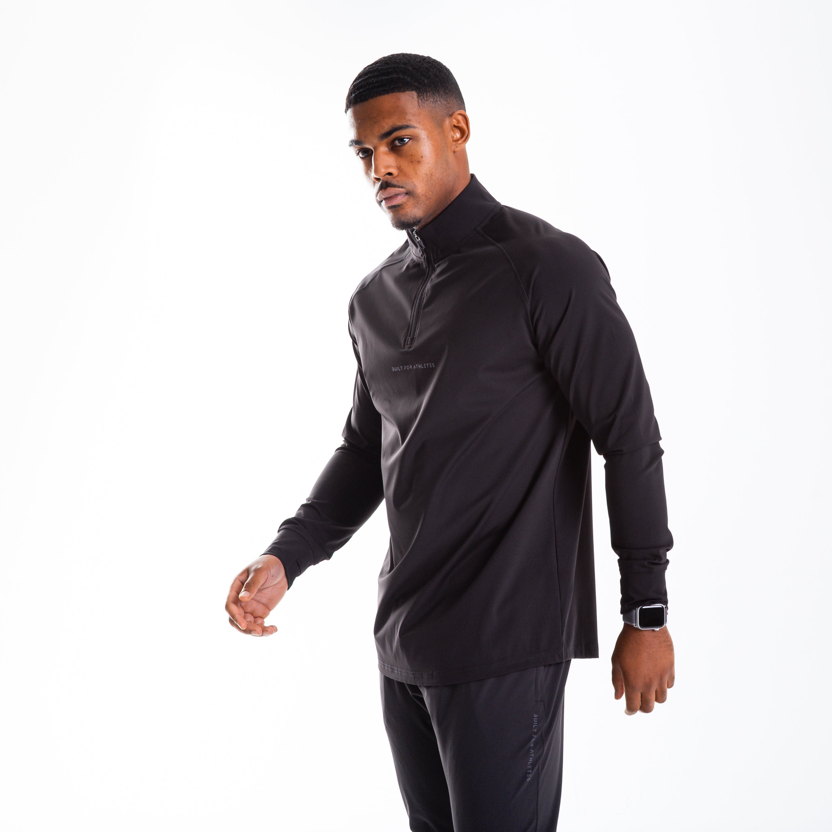 Men's Black 1/4 Zip Pullover