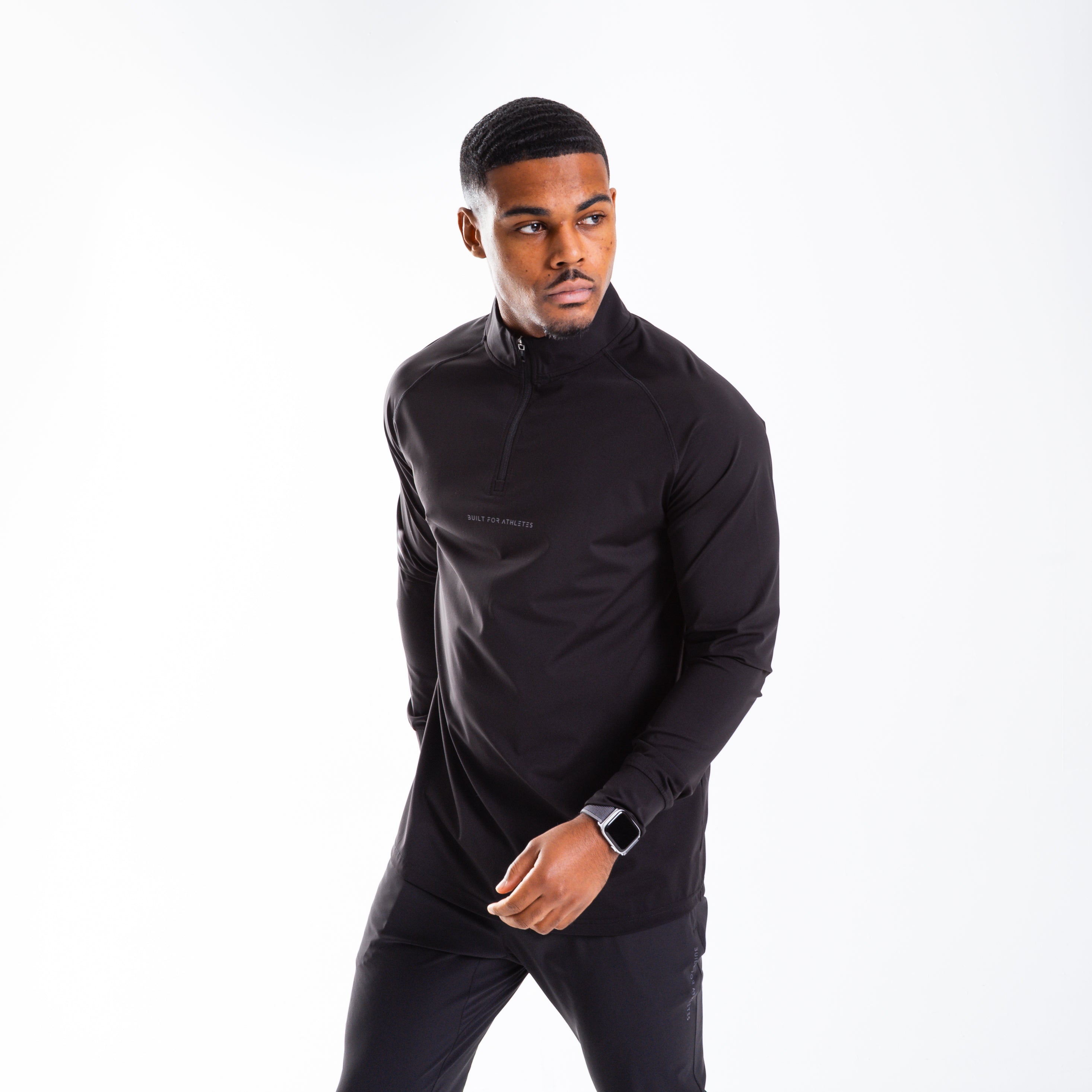 Men's Black 1/4 Zip Pullover