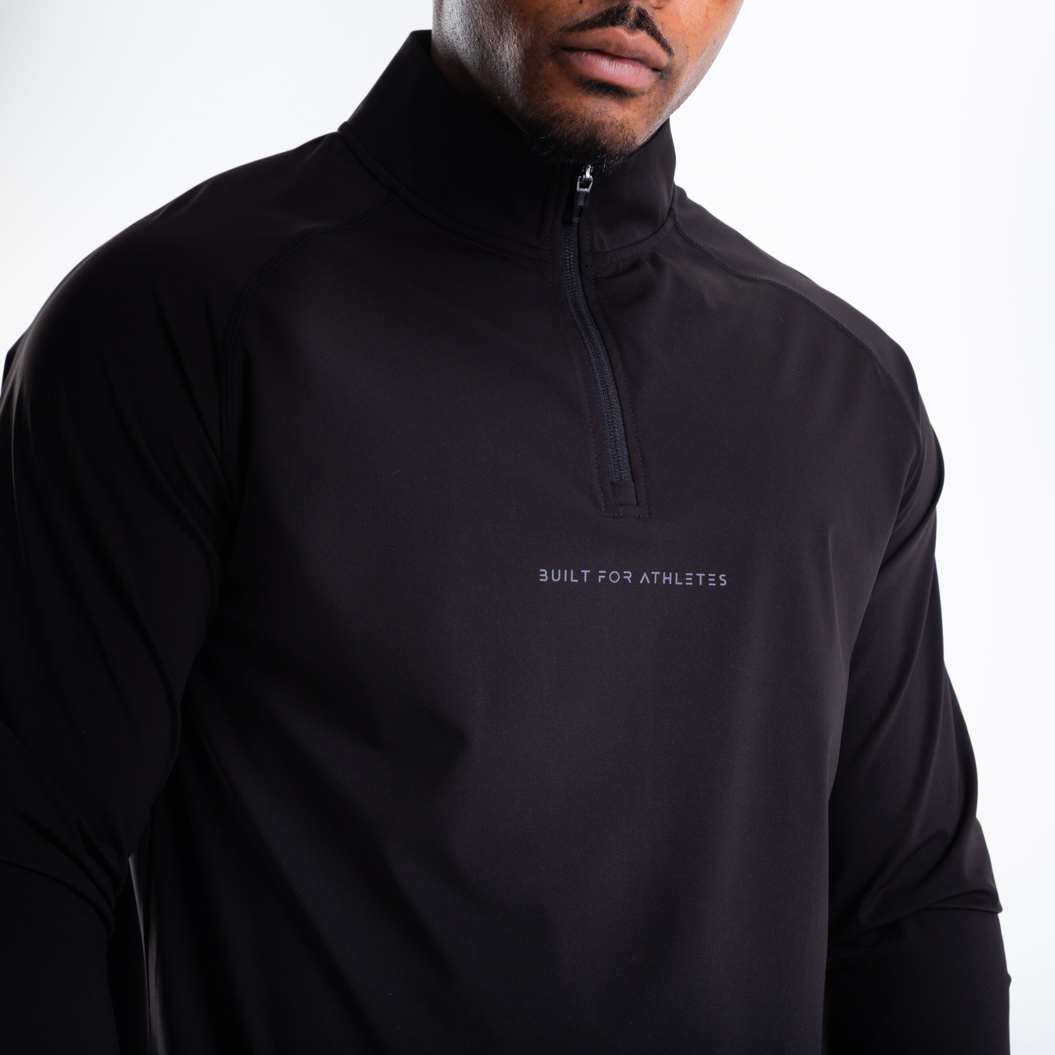Men's Black 1/4 Zip Pullover