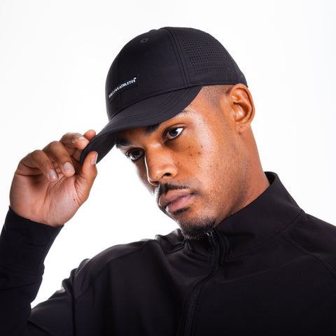 Unisex Black Training Cap