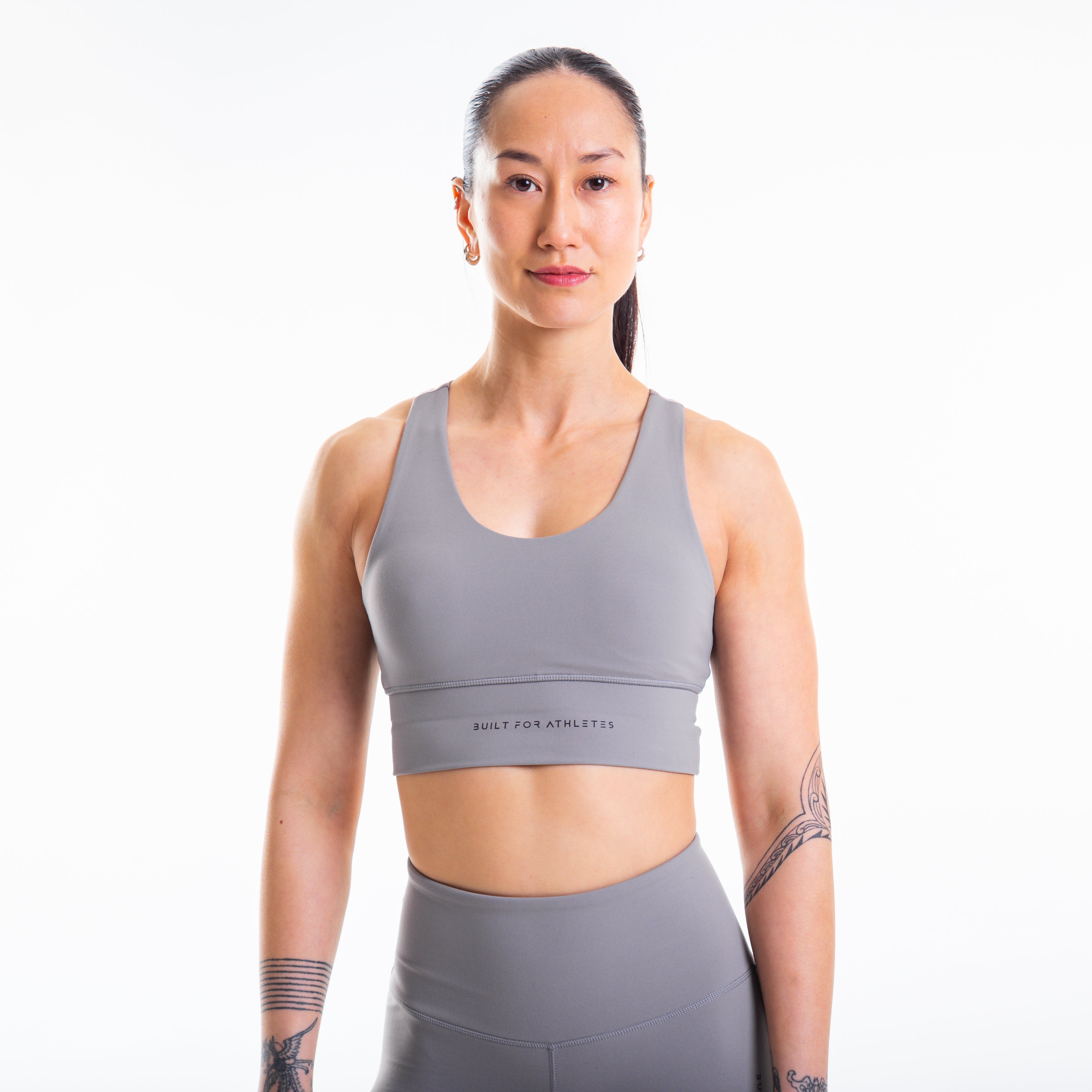 Women's Concrete Sports Bra and Training Leggings