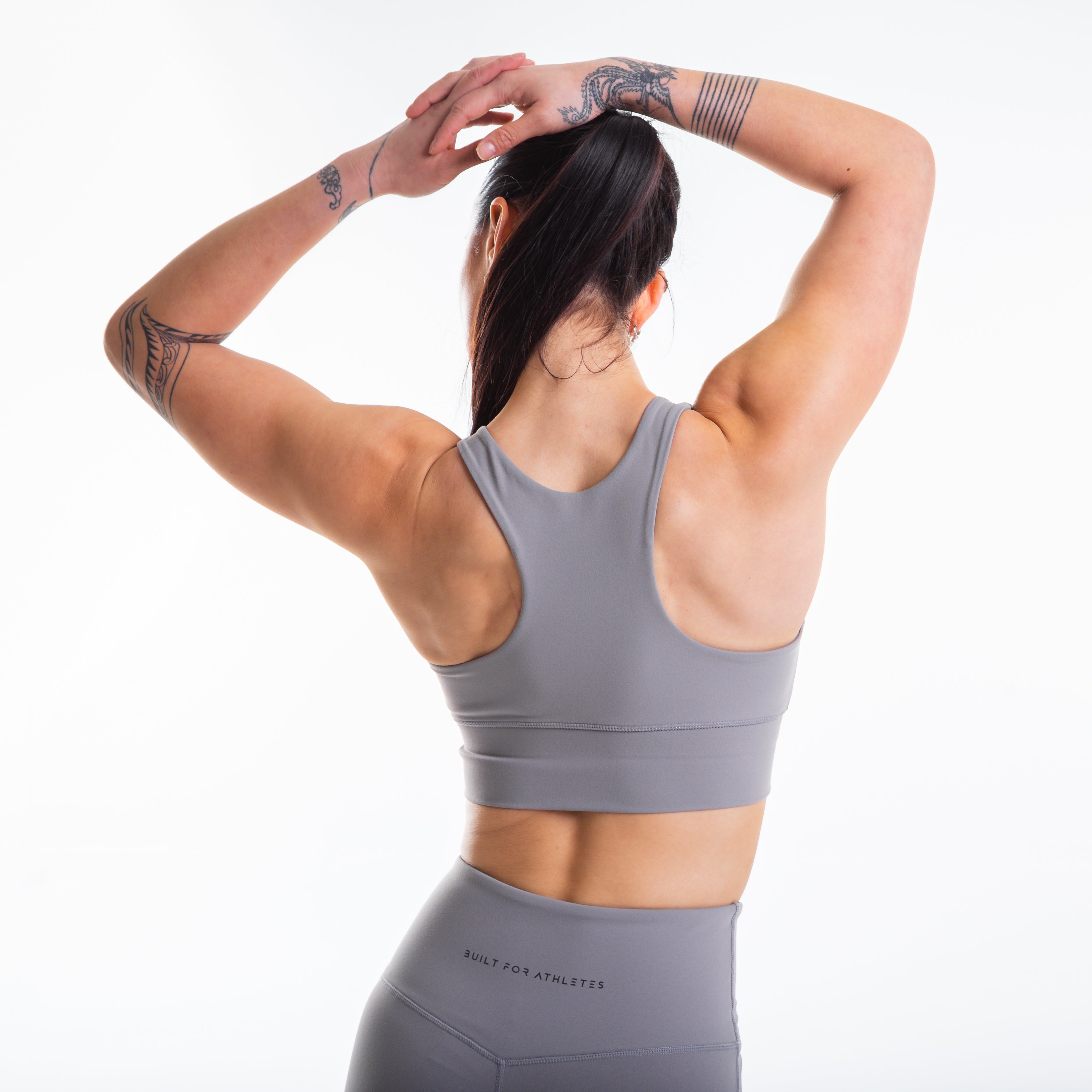 Women's Concrete Sports Bra and Training Leggings