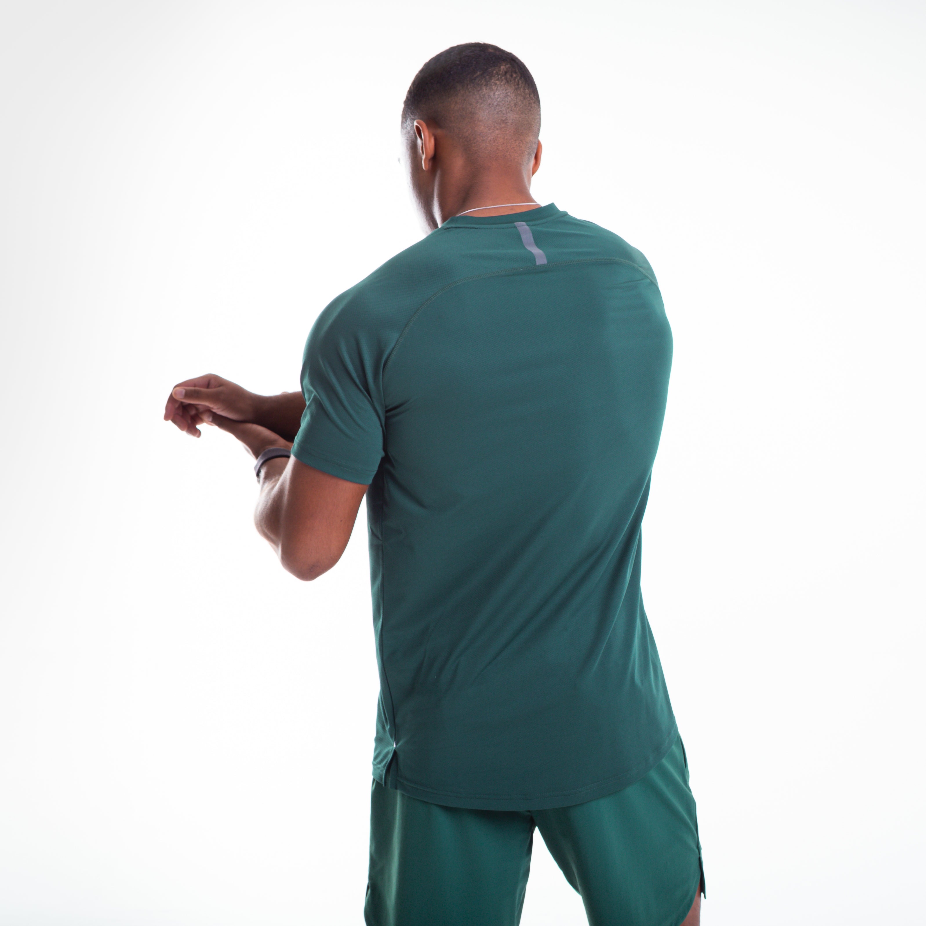 Men's Forest Green Training T-Shirt