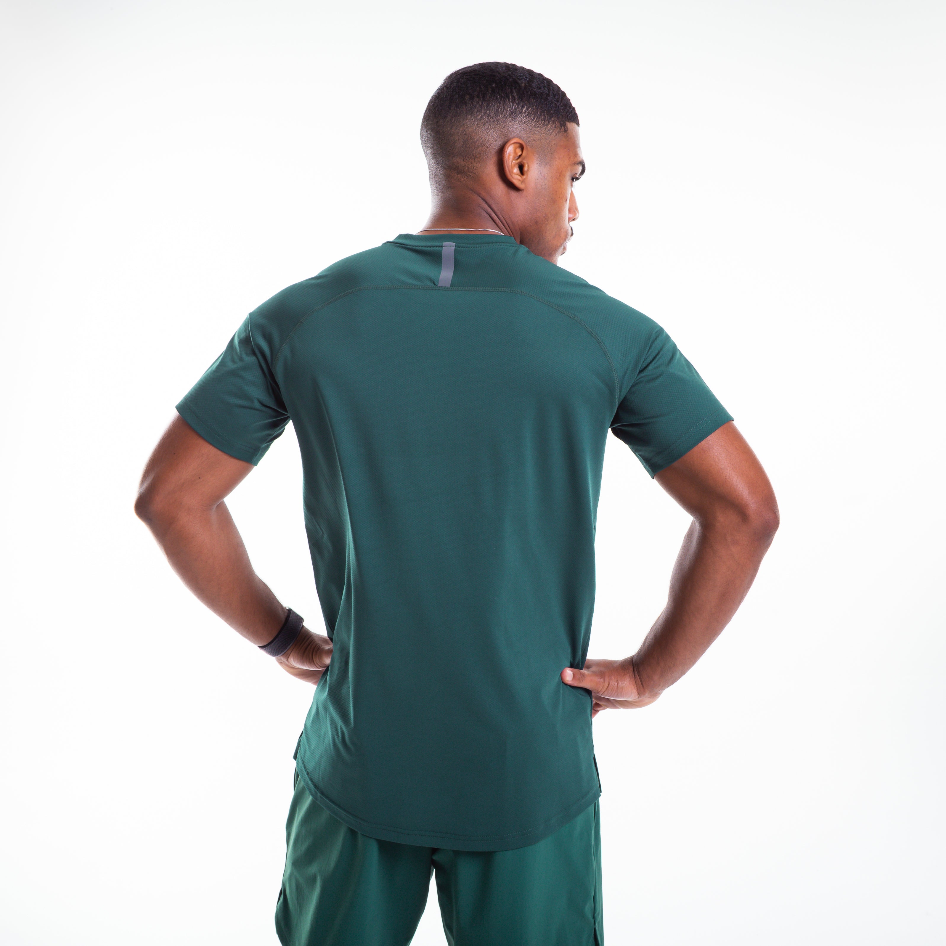 Men's Forest Green Training T-Shirt