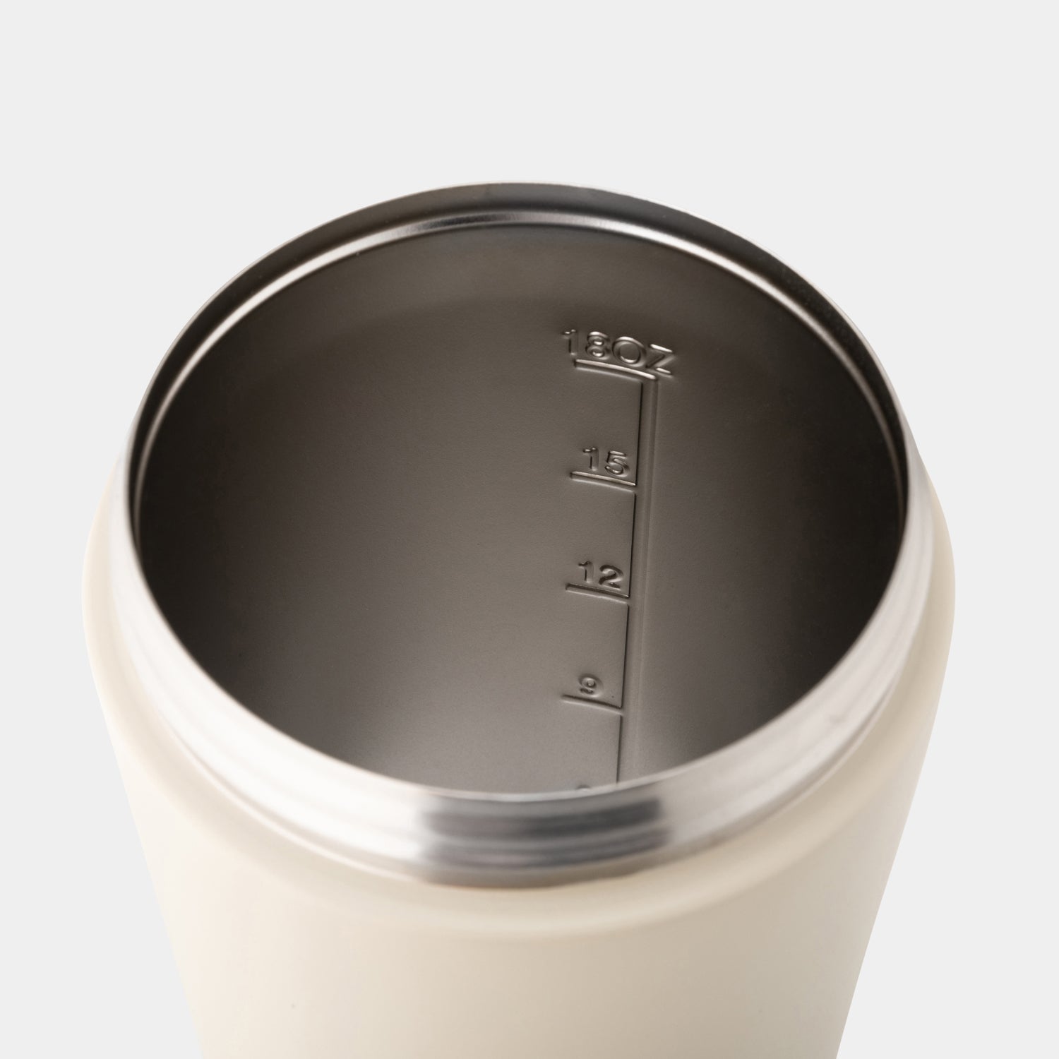 Edelstahl-Eiweißshaker aus Metall - 600 ml | Gebaut für Sportler