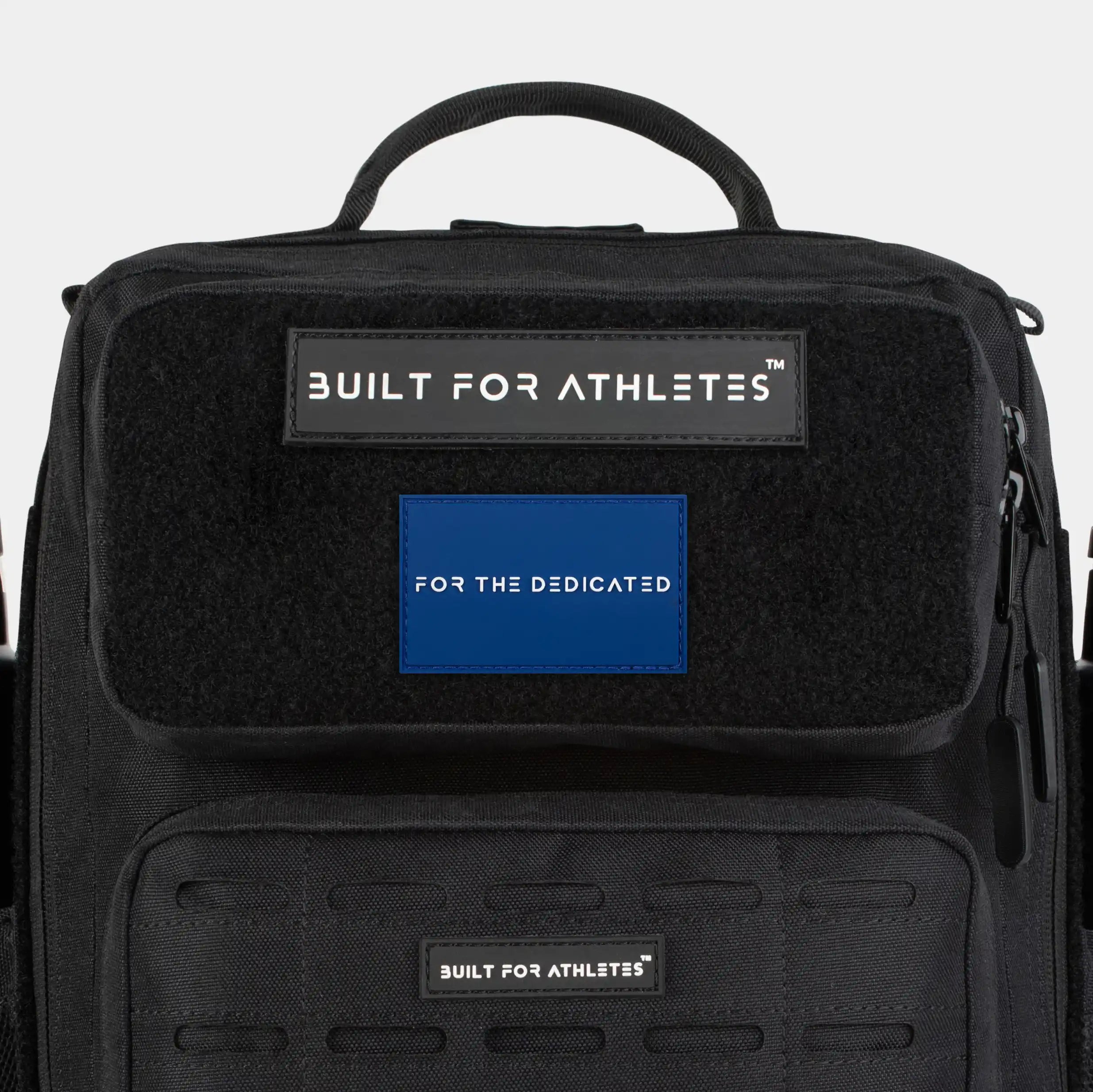 Built for Athletes Patches White Text Blue Back For The Dedicated Patches