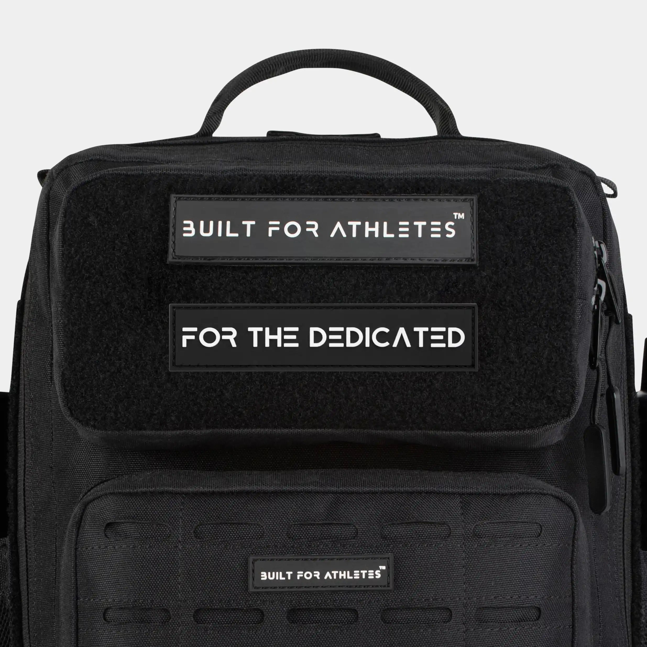 Built for Athletes Patches White Text Black Back For The Dedicated Patches