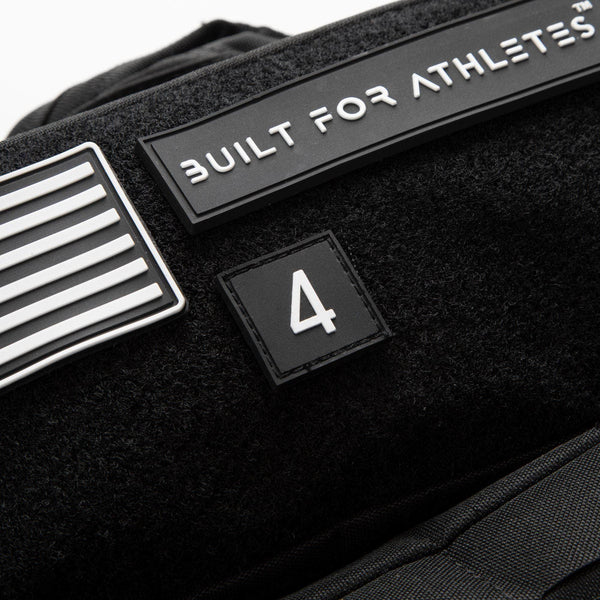 Built for Athletes Patches 0-9 Number Rubber Patches