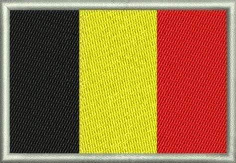 Built for Athletes Patches Belgium Flag Patch