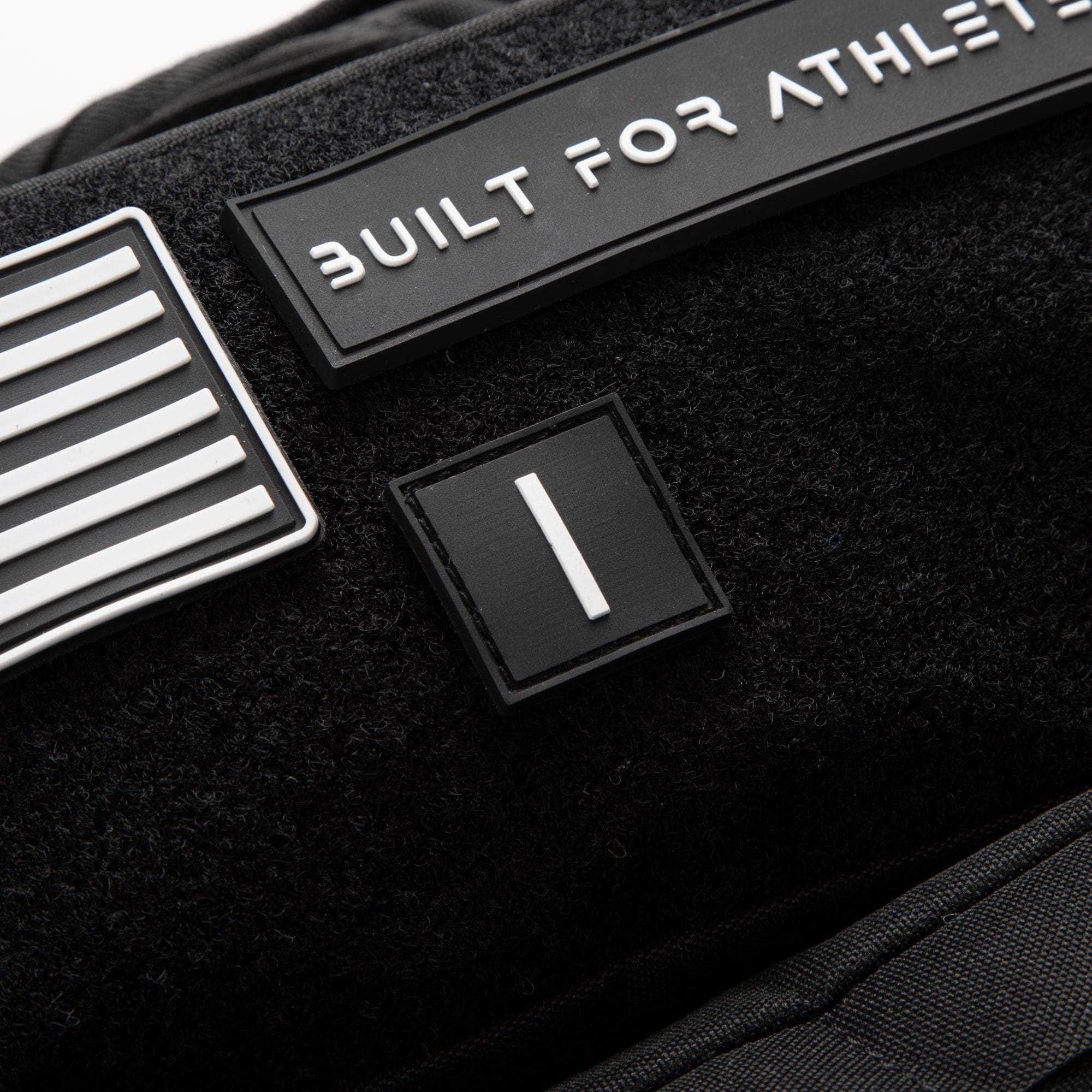 Built for Athletes Patches Letter Rubber Patches