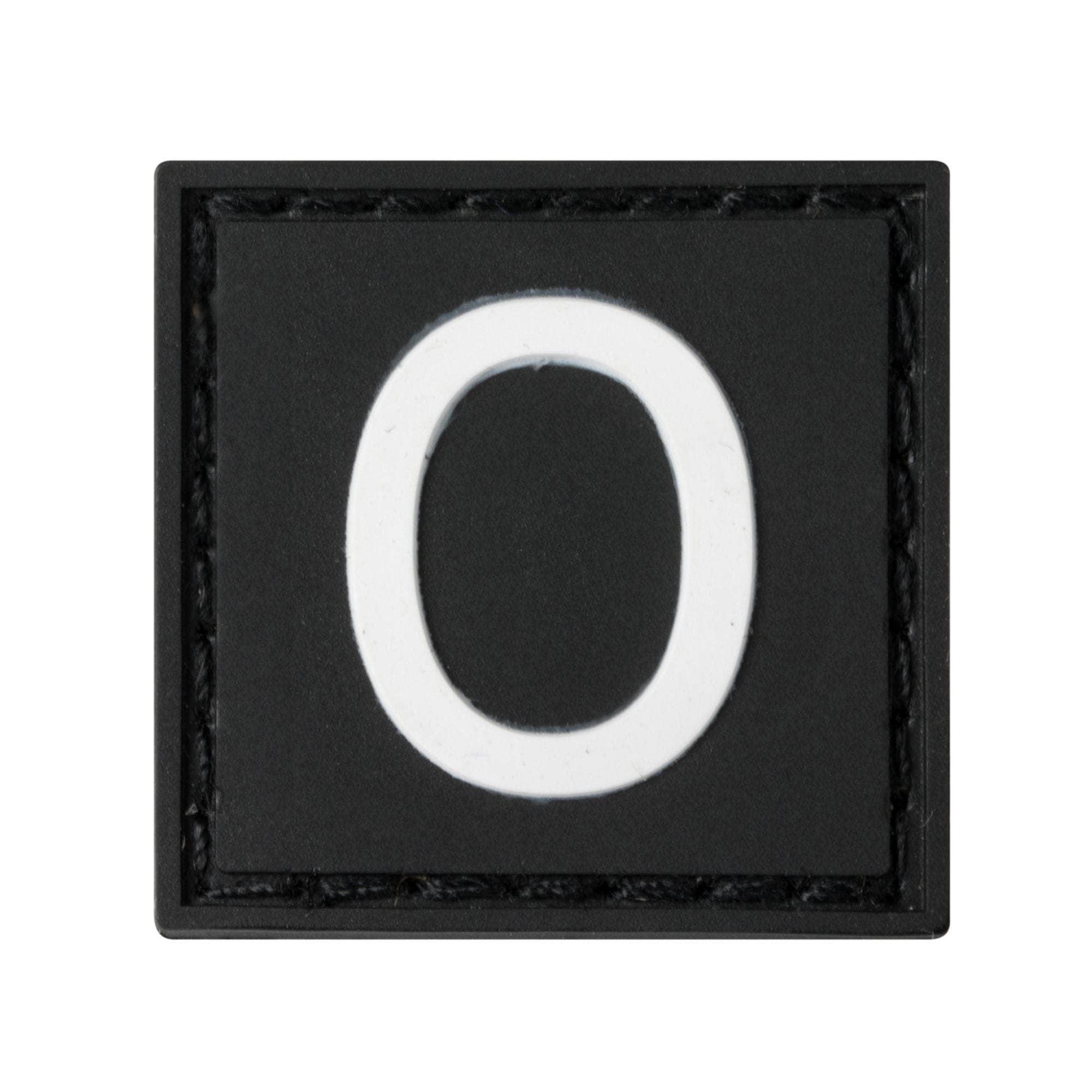 Built for Athletes Patches O Letter Rubber Patches
