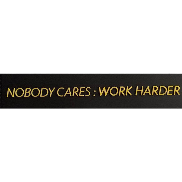 Built for Athletes Patches Nobody Cares : Work Harder Patch