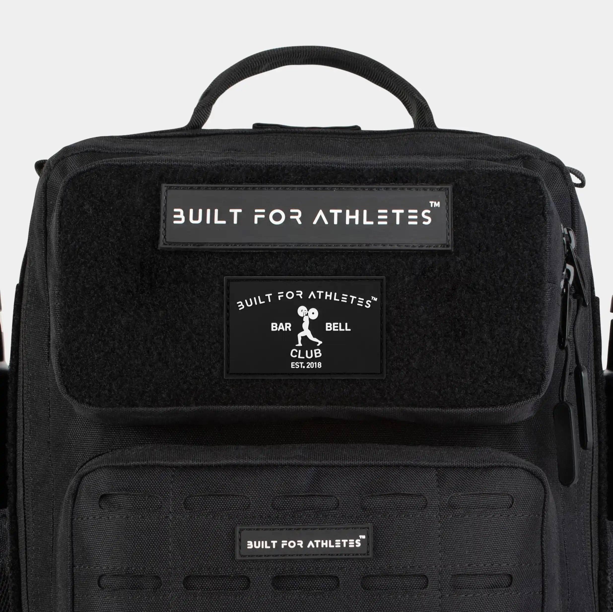 BUILT FOR ATHLETES バックパック ブラック Medium Black & Aqua 25L Gym Backpack – Built for Athletes™