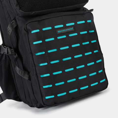 Großer schwarzer & aquatischer Gymnastikrucksack