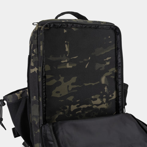 Black Camo Gym Backpack 45L