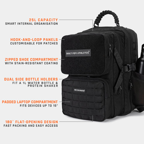 Black Pro Series Backpack Compact