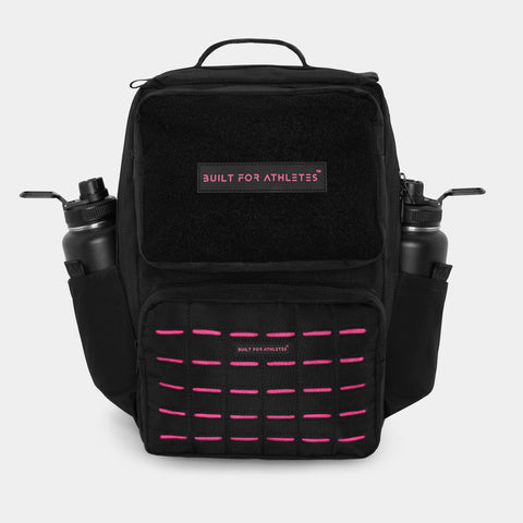 Sac à dos d'entraînement noir et rose