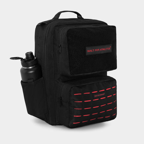 Sac à dos d'entraînement noir et rouge