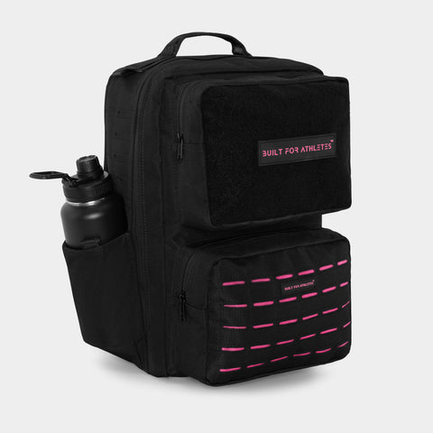 Sac à dos d'entraînement noir et rose