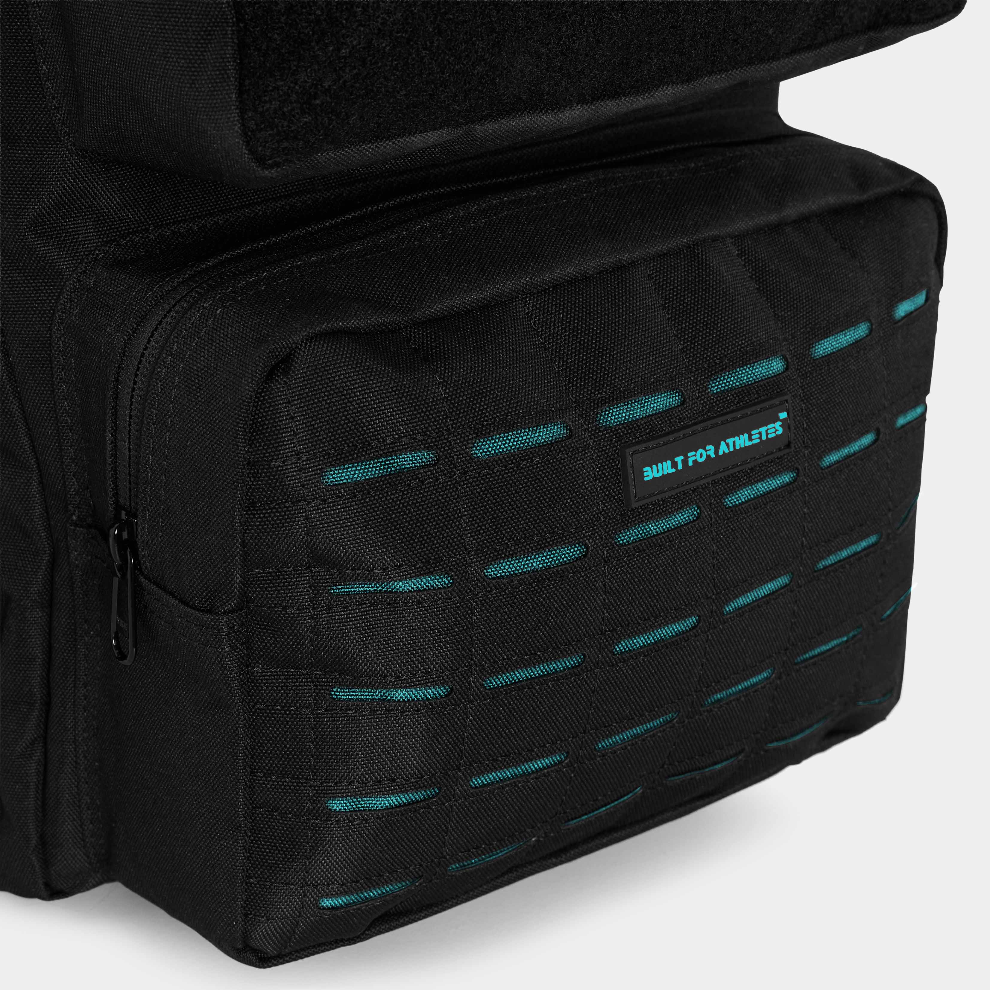 Black & Aqua Training Backpack