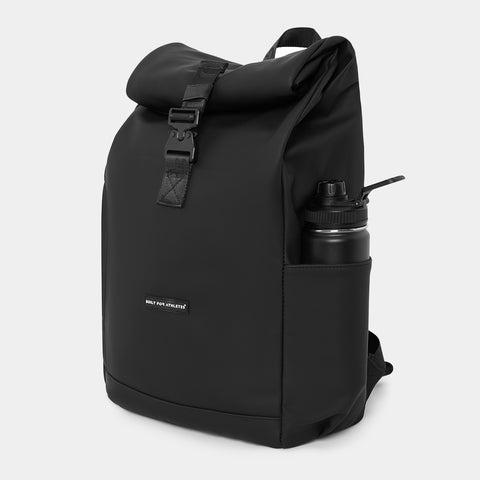 Black Roll Top Backpack 22L
