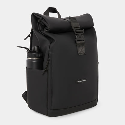 Black Roll Top Backpack 22L