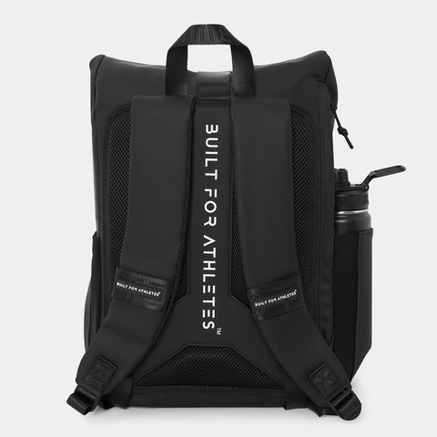 Black Roll Top Backpack 22L
