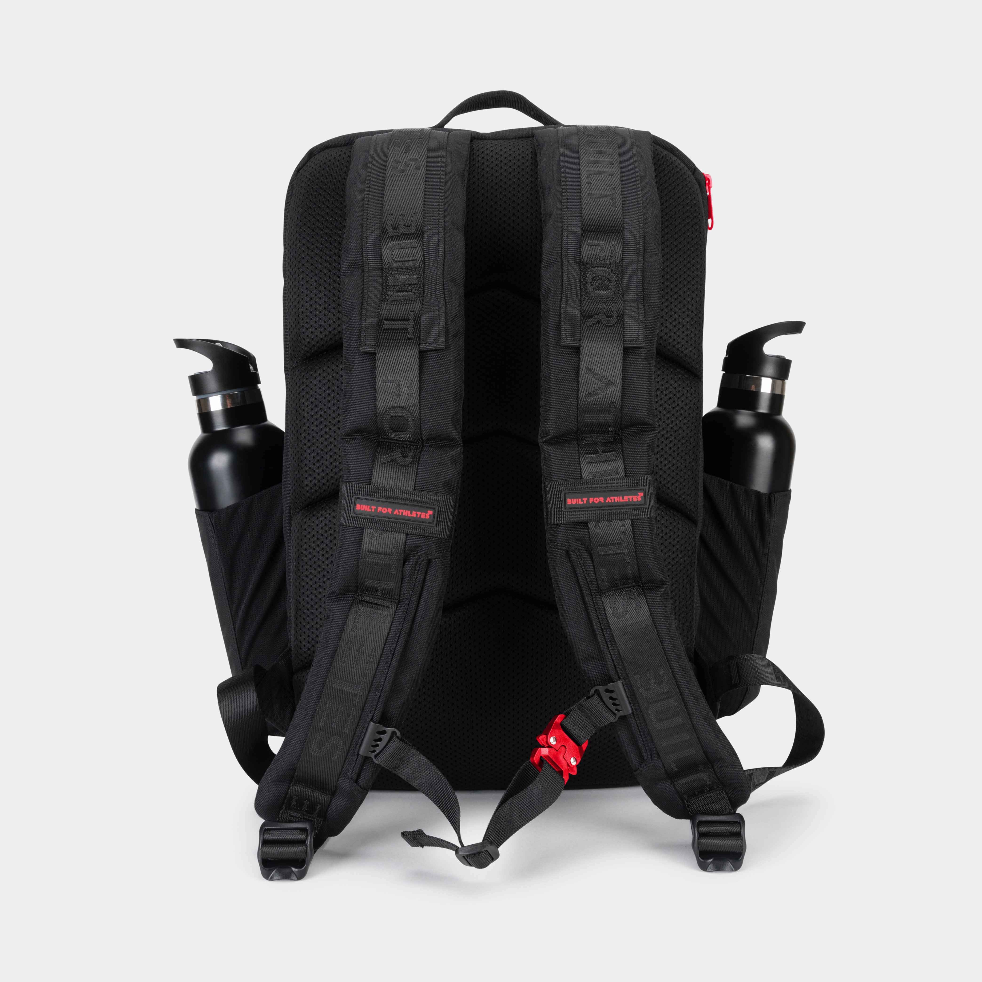 Black & Red Hybrid Backpack – Built for Athletes™