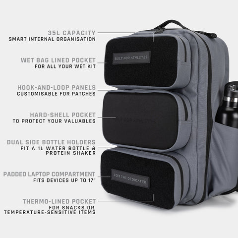 Rucksack aus Beton-Hybridmaterial