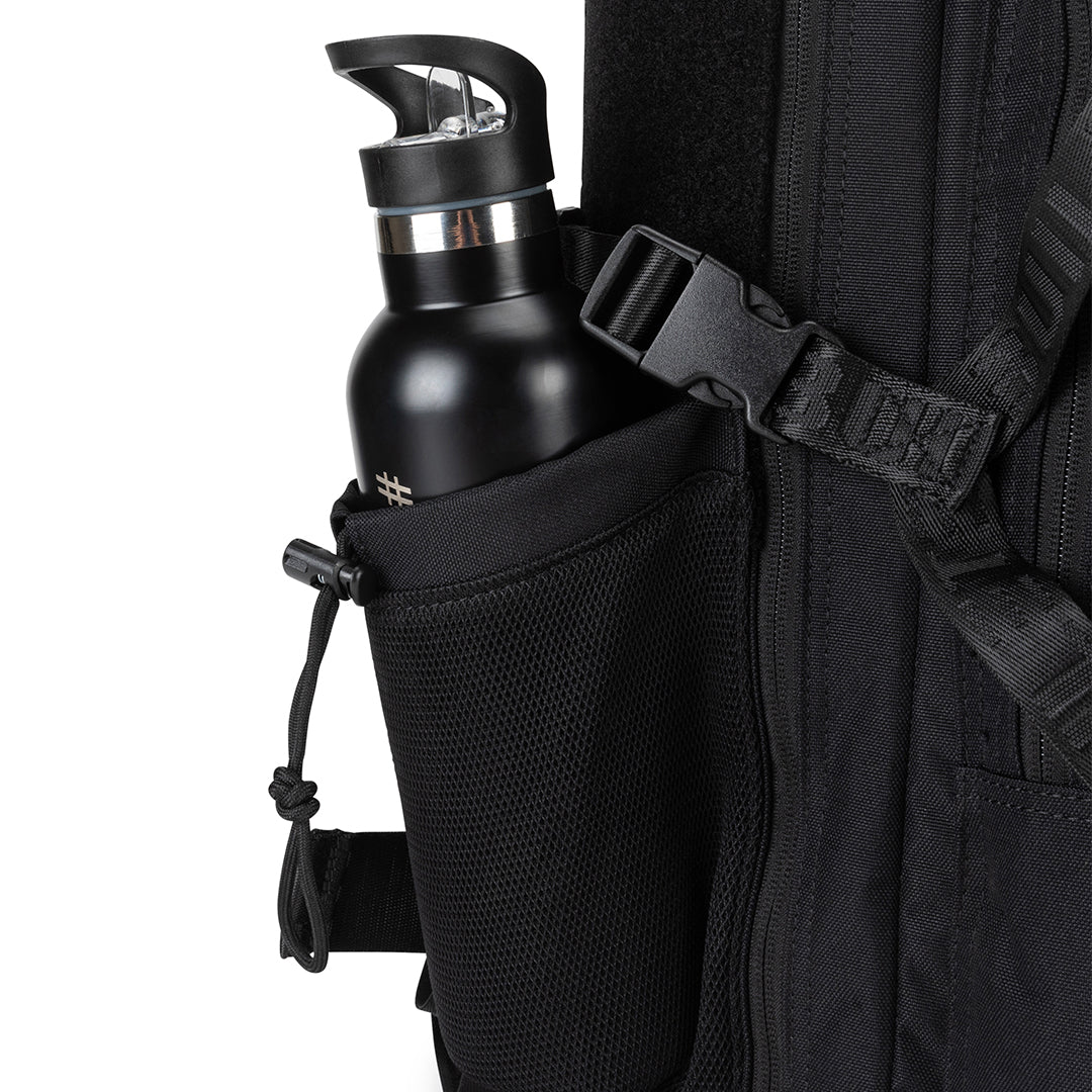 Black & Aqua Gym Backpack 45L – Built for Athletes™
