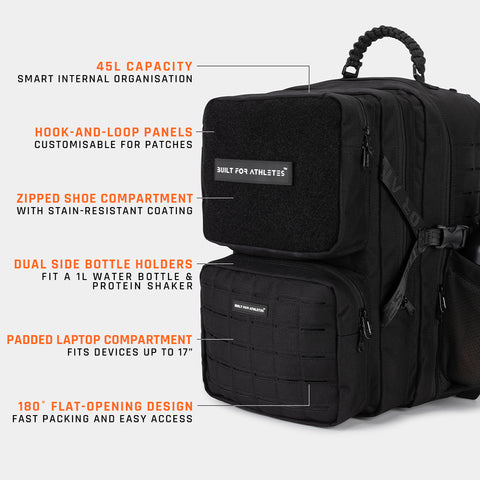 Black Pro Series Backpack Plus