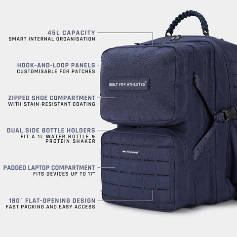 Navy Blue Pro Series Backpack Plus