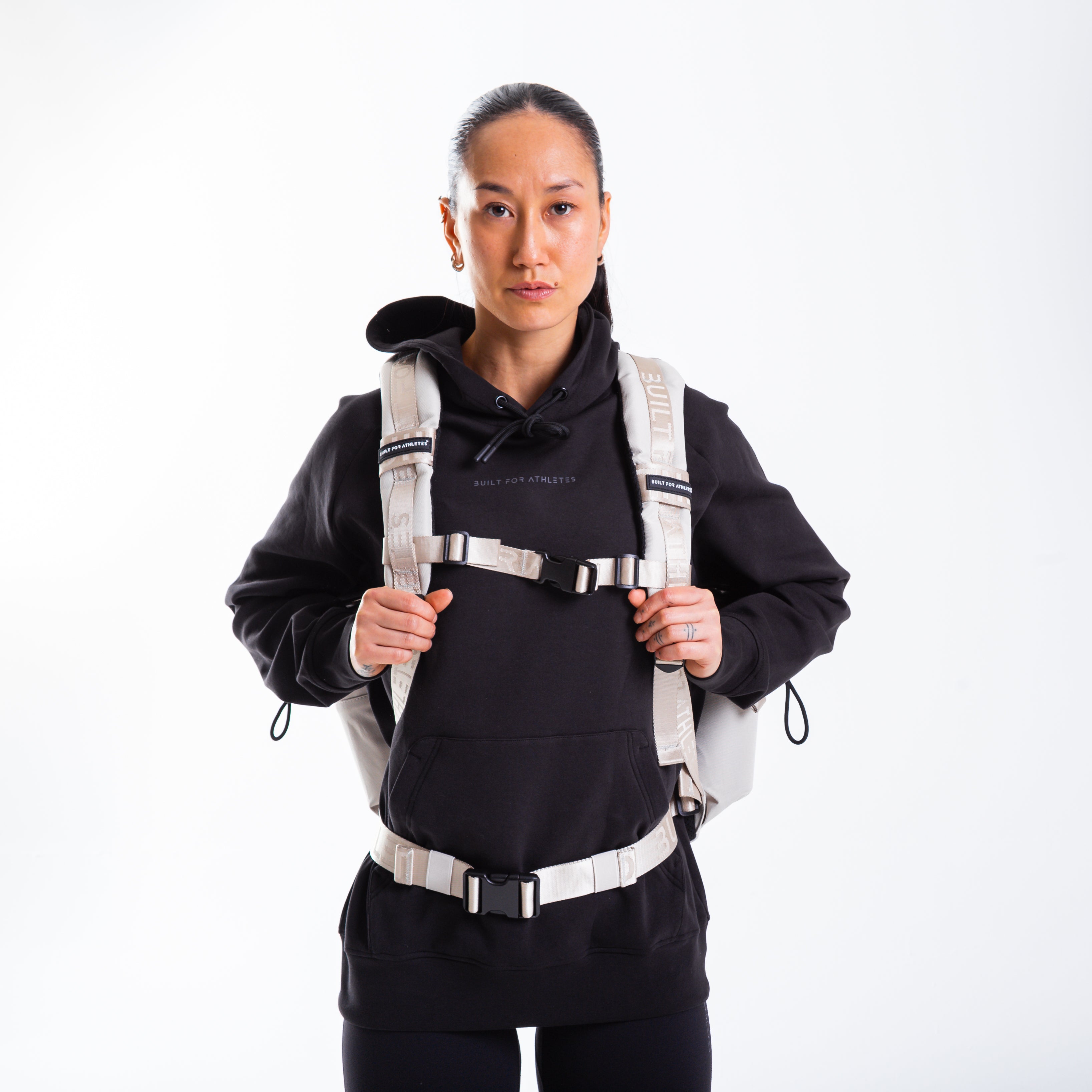 Large White Camo 45L Gym Backpack – Built for Athletes™